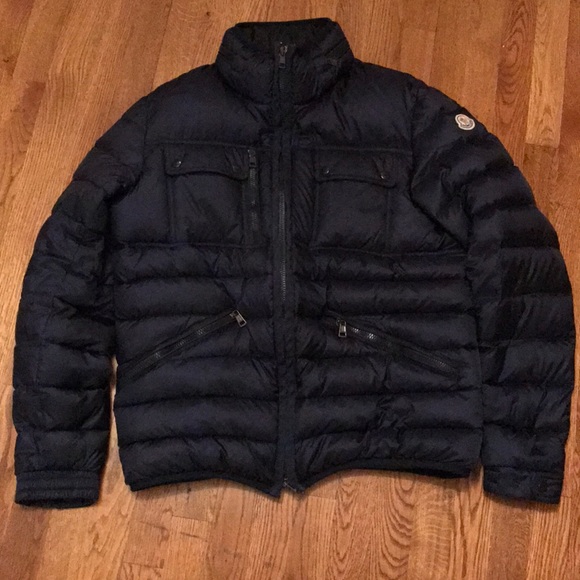 ❌SOLD❌ Moncler Norbert Men’s Blue Coat - Picture 3 of 8